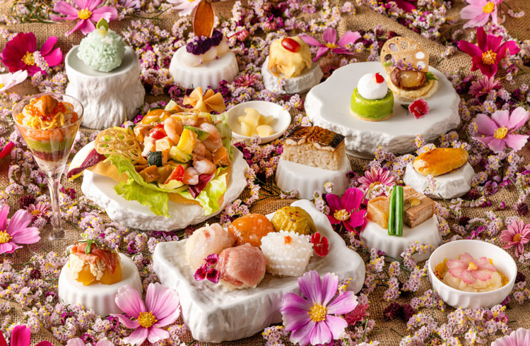 アフタヌーンティー風寿司ランチ「花蓮」